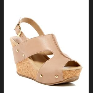 Nude Sandal Wedge!